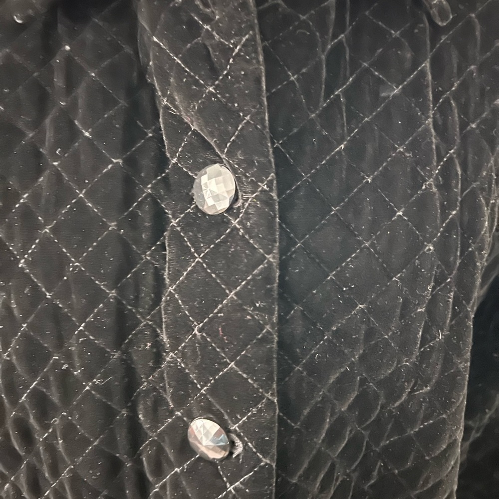 Vintage Velour Black Jacket. - image 2